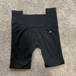 Myprotein, small, seamless leggings, black